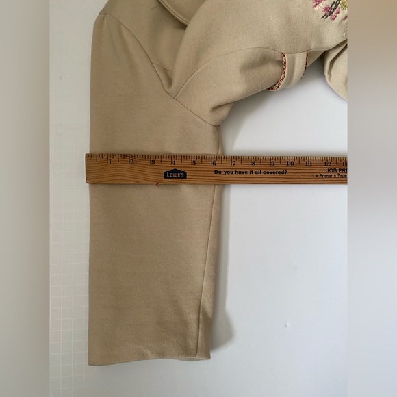 Nick & Moe (L) cream blazer - Beautiful embroidery & lining w/ a vintage feel - Picture 6 of 16